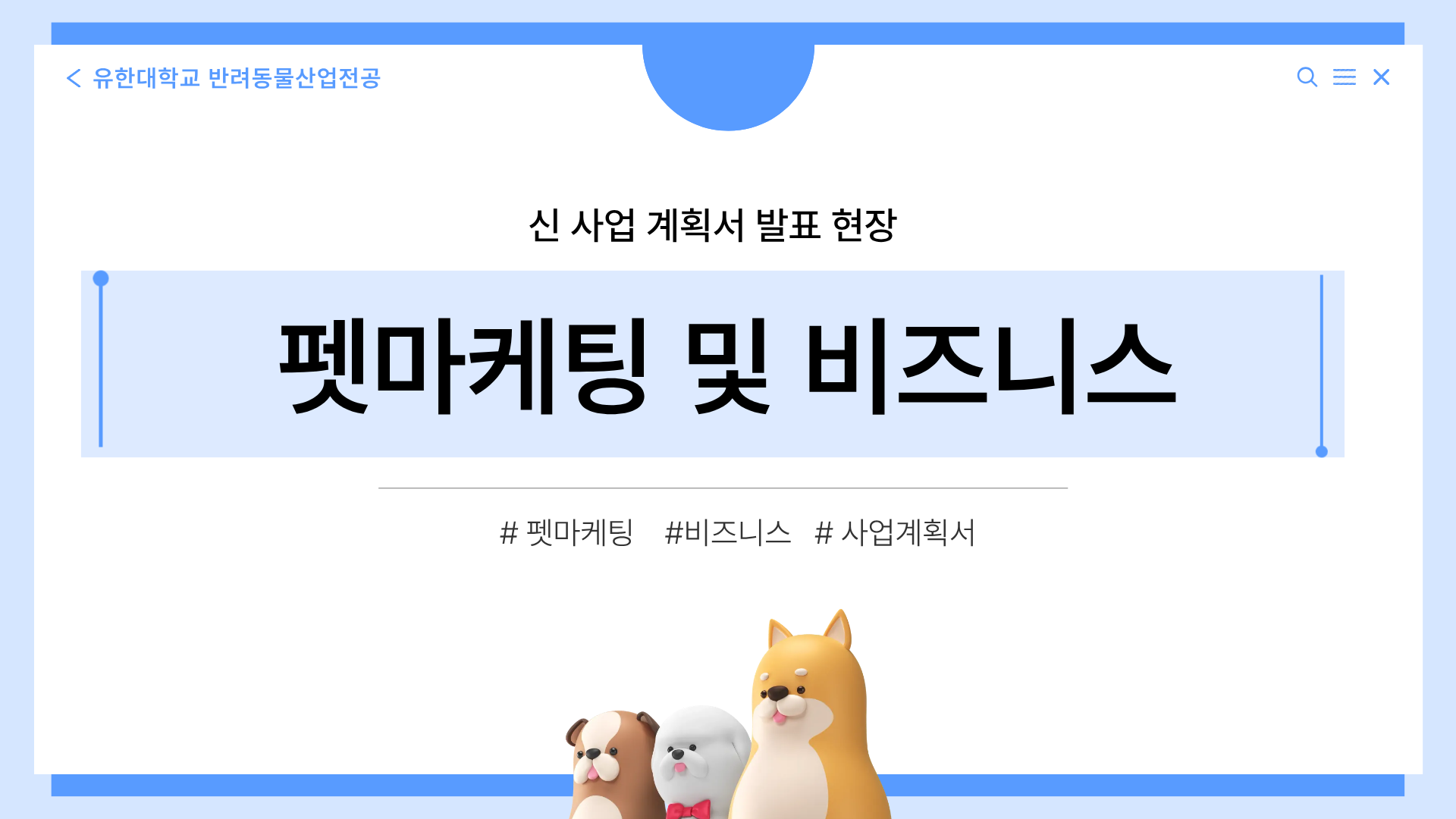 펫마케팅 및 비즈니스 수업 현장